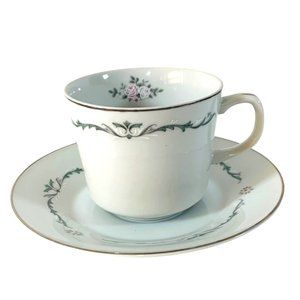 Signature Collection Petite Bouquet China Cup and Saucer Tea Coffee Replacement